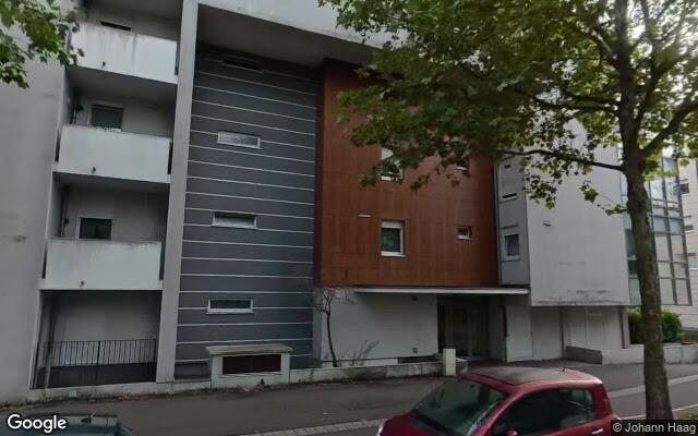 Façade : 100 route du Rhin, Strasbourg