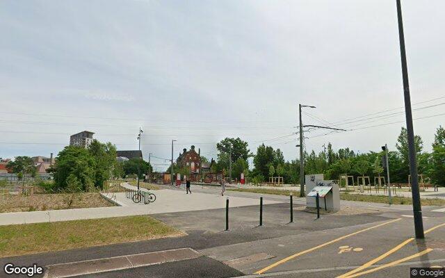 Façade : route du Petit Rhin, Strasbourg