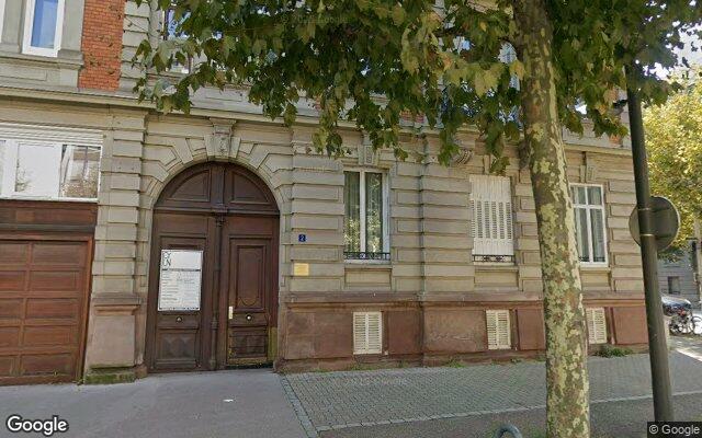 Façade : 2 avenue de la Paix, Strasbourg